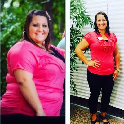 We are extremely proud of Angela W for losing over 130lbs with our products!