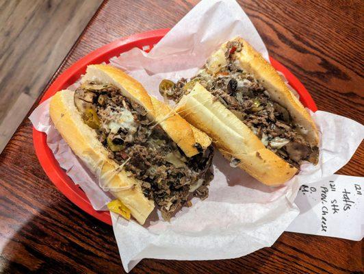 Cheese steak 12"