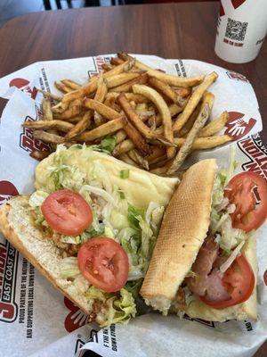 Chicken Cordon Bleu and Fresh-Cut Fries