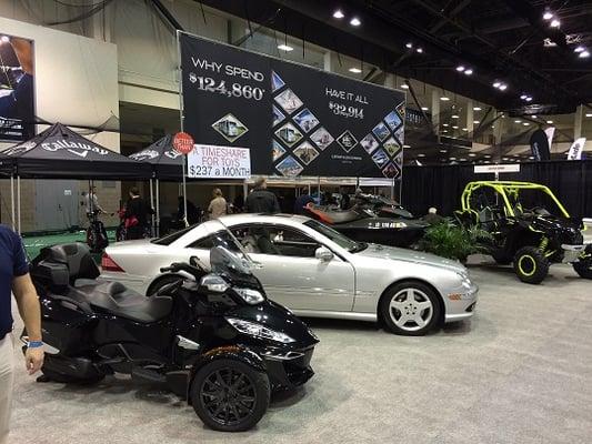 Our booth at the Seattle Golf Show