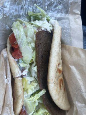 Gyro was just ok, lacked authenticity in the meat