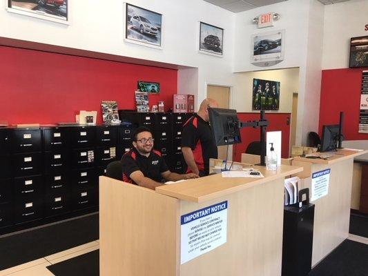 Service Team at Century 3 Kia