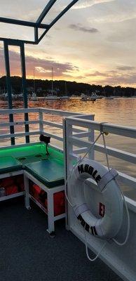 Huntington Harbor at sunset