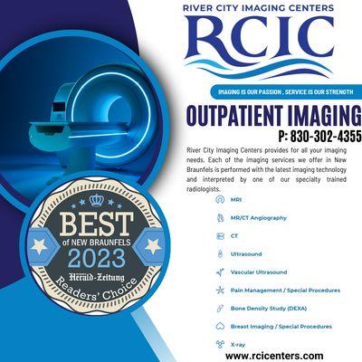 Voted Best Imaging Center in New Braunfels!