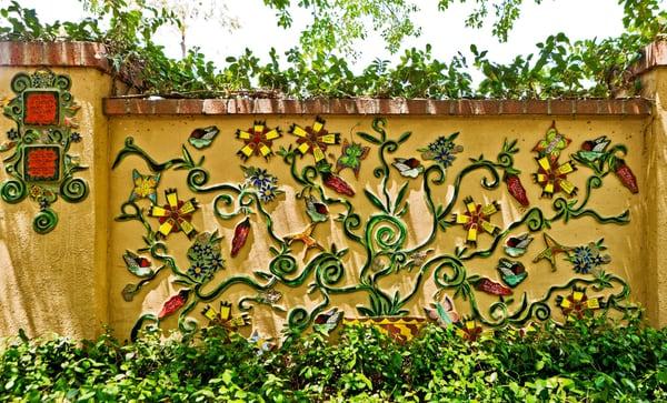 Donor Recognition Wall designed by STTW for Tucson Botanical Gardens