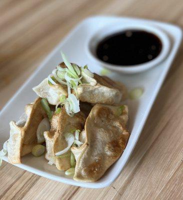 pan fried pork dumpling