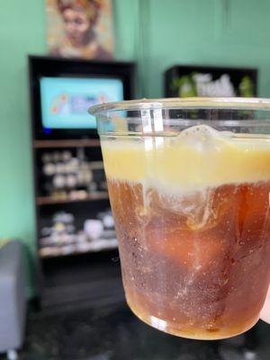 Egg custard cold brew