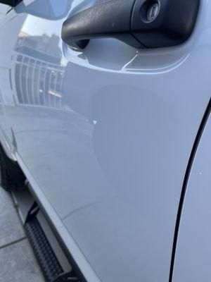 After dent removal