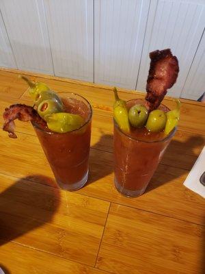 The bloody Mary's looked amazing!!