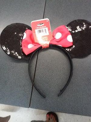 they have minnie mouse ears for $3.99