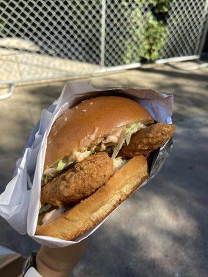 Fried chicken sandwich