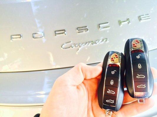 2014 Porsche Cayman spare key fob made