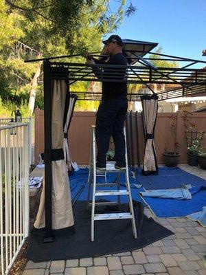 Gazebo assembly