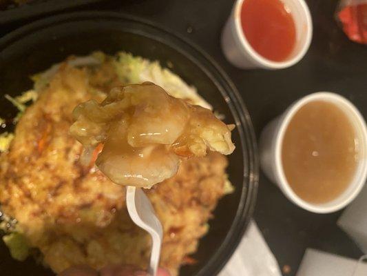 Shrimp egg foo young