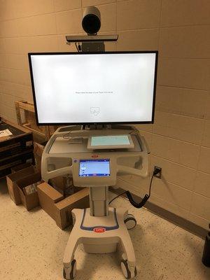 Medical cart setup