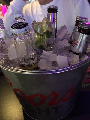 Bucket of beer