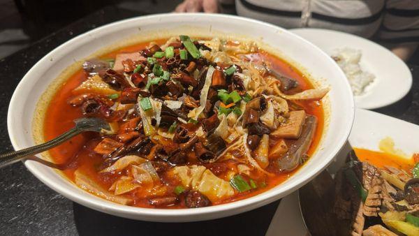 P14. Beef Tripe and Pork Blood in Hot Pot Sauce