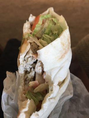 Chicken pita