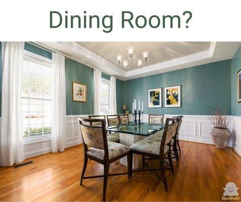 If you were building a new home - would you choose a floor plan with a formal dining room? 
#CuriousRealtor