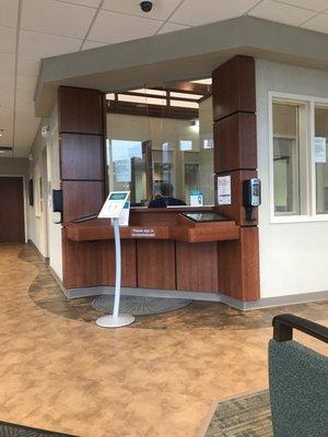 Reception area