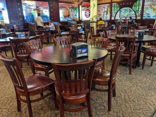 Dining room at Asian King Buffet, Waxahachie