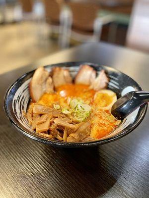 Pork Creamy TomYum Ramen - with extra bamboo shoots