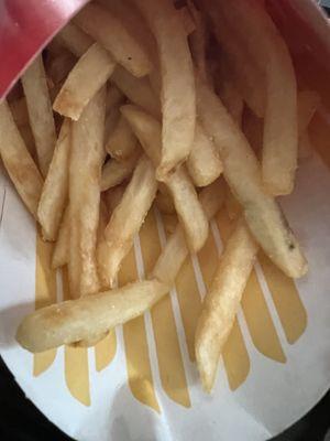 Large French fries.