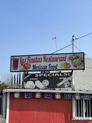 Front entrance sign