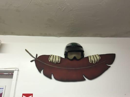 Red Feather wall art