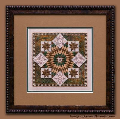 Geometric needlepoint