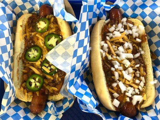 Chili dog 2 ways