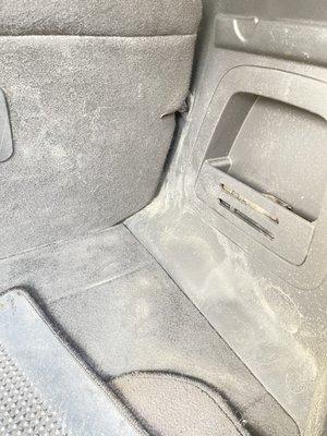 The trunk of my Kia Soul after a professional detailing