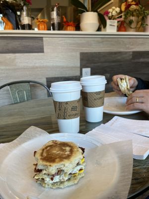 Mochas and our Marblehead stackers. Yum.