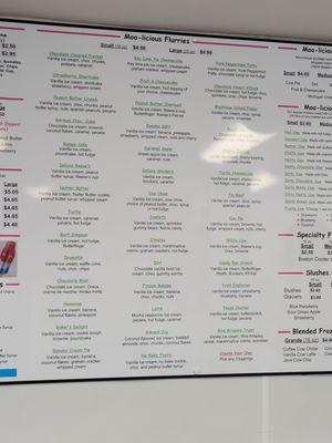 Flurry menu