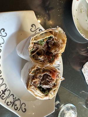 Beef shawarma