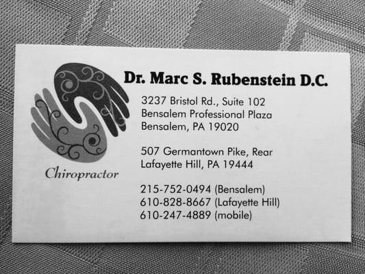 Announcing a new office location in Bensalem, PA, just 4 miles from the original Hulmeville location of retired chiropractor Frank Berwick.