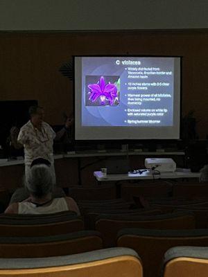 Presentation about Cattleya orchids