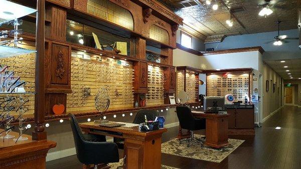 Simonis Optometry provides a wide variety of frames and sunglasses. Outside prescriptions are welcomed.