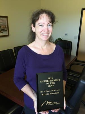 Kristin Harrison Owner and Operator of DIY Divorce Murrieta & Temecula.  Winner of the 2015 Entrepreneur of the Year award Murrieta Chamber