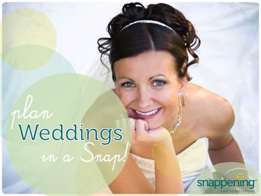 Snappening can help you plan your entire wedding - offering you a complete list of wedding venues and wedding planners.