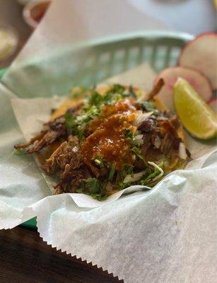 Carnitas taco