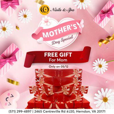 Happy Mother's Day
FREE Gift for Mom on 05/12