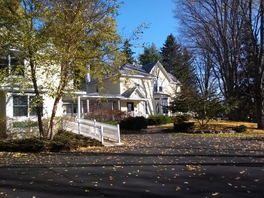 Bellaire Bed and Breakfast view from the driveway. Gorgeous in the fall!