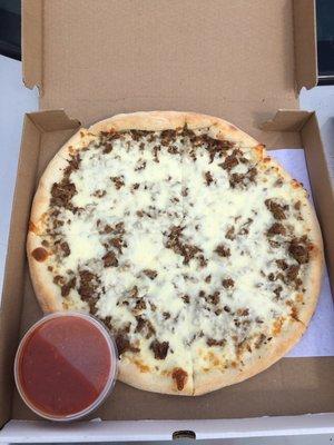 Cheesesteak Pizza