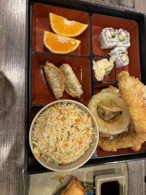 Shrimp bento box