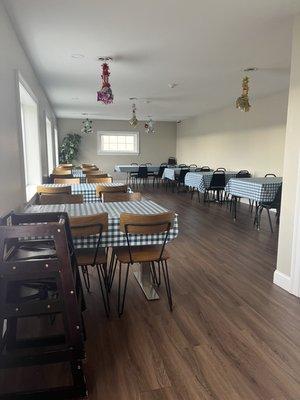 Dining area of Philly Pinoy