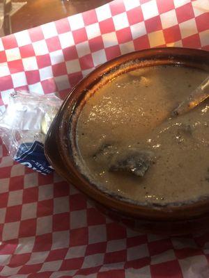 Portobello bisque soup. Homemade. So good!