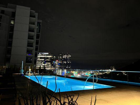 Rooftop pool