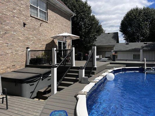 New composite deck to enjoy this summer. Call us today!