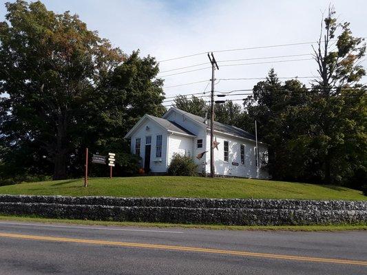 Right on the corner of Maxwell and Lake roads in Sodus, New York